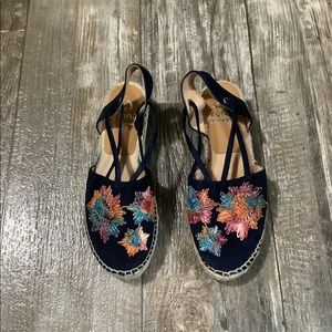 Kanna Spain boho shoes Spanish espadrilles embroidered sandals size 6 or size 36
